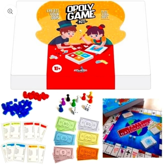 Create Your Own Opoly Board Game Set - Picture 1 of 9